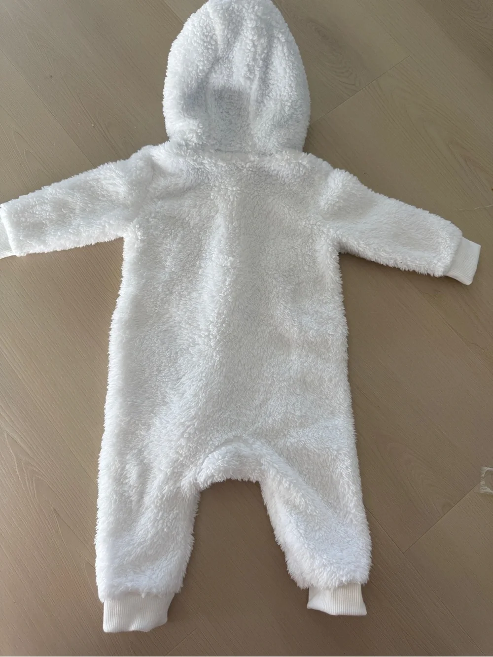 Yeti Abominable Snowman Halloween Baby Costume One-Piece Fleece 6-12 M